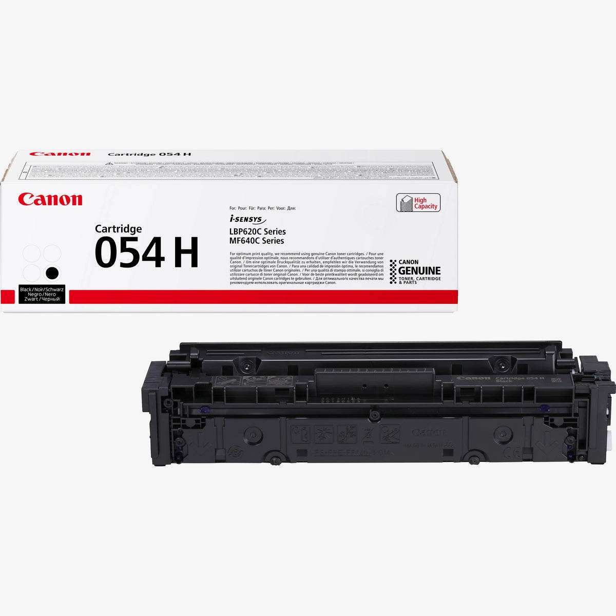Canon 054H High Yield Black Toner Cartridge - 3028C002