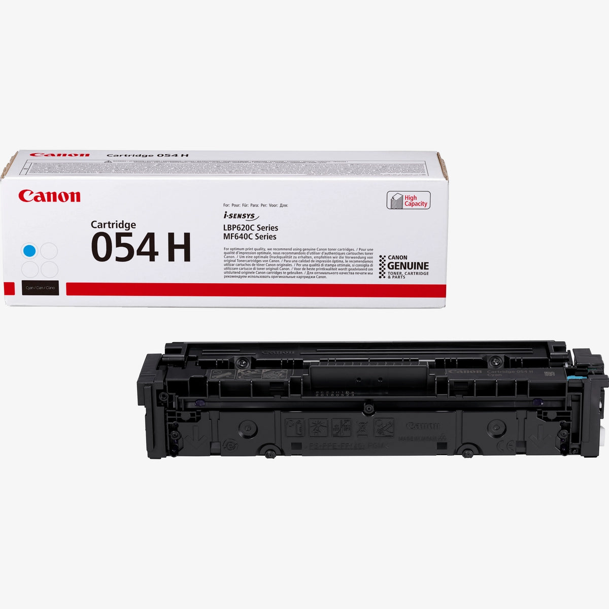 Canon 054H High Yield Cyan Toner Cartridge - 3027C002