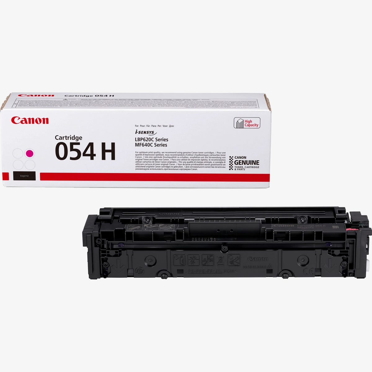Canon 054H High Yield Magenta Toner Cartridge - 3026C002
