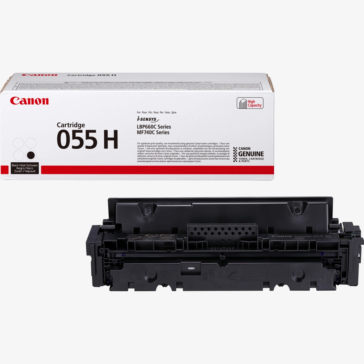 Canon 055H High Yield Black Toner Cartridge - 3020C002