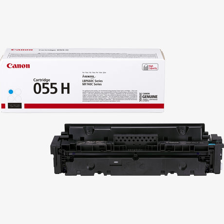 Canon 055H High Yield Cyan Toner Cartridge - 3019C002