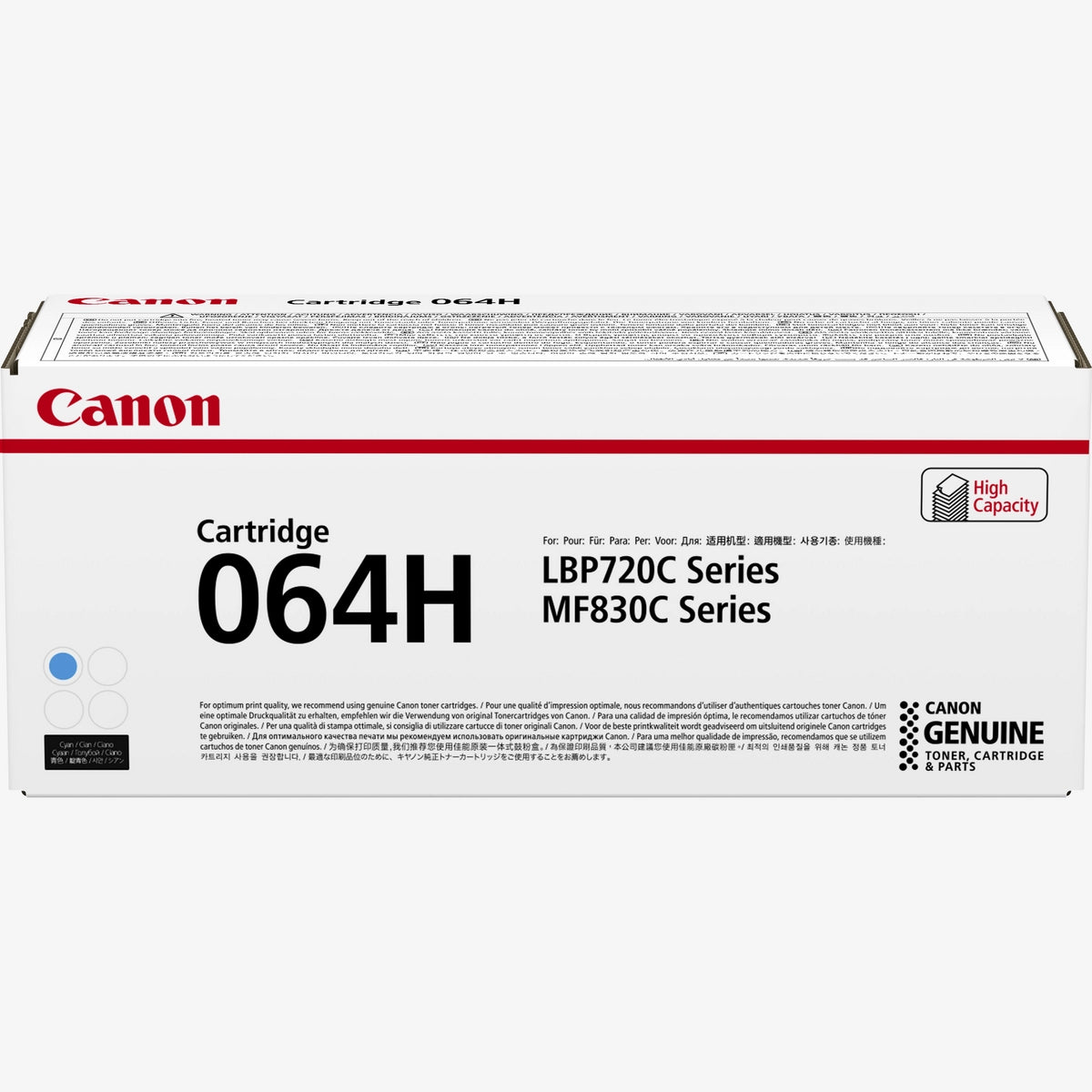 Canon 064H High Yield Cyan Toner Cartridge - 4936C001