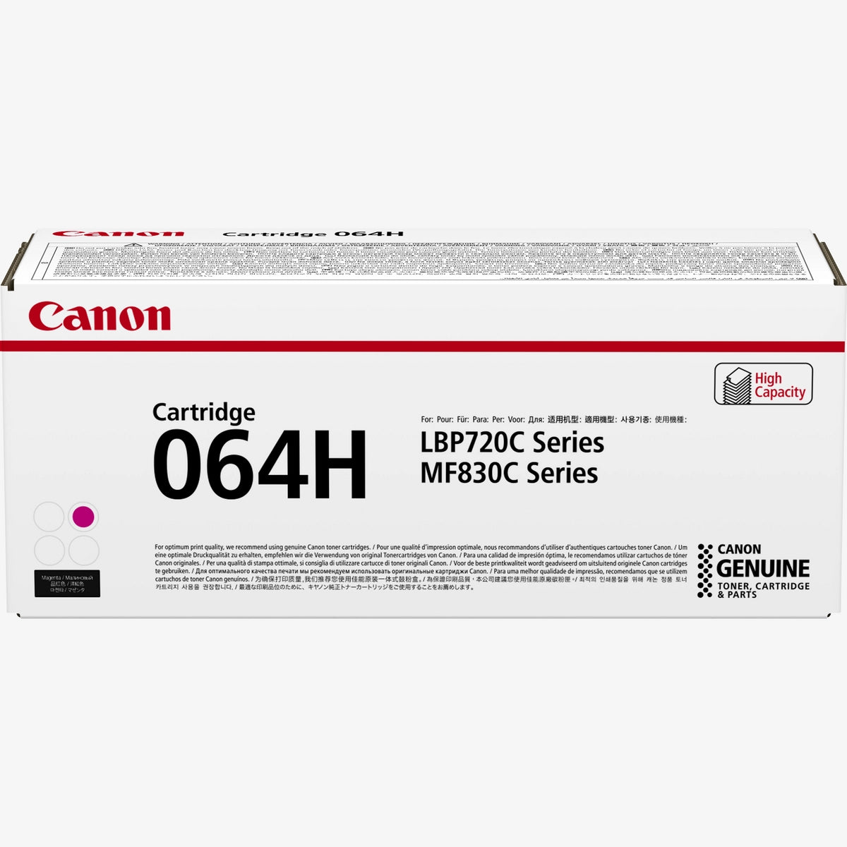 Canon 064H High Yield Magenta Toner Cartridge - 4934C001