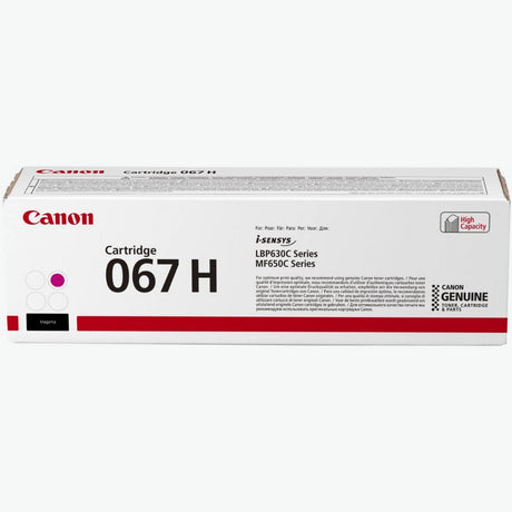 Canon 067H High Yield Magenta Toner Cartridge - 5104C002