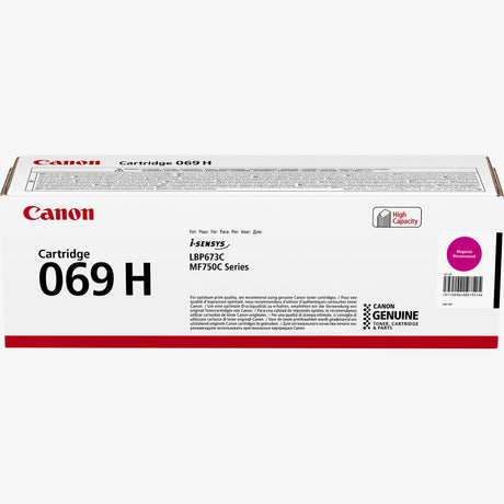 Canon 069H High Yield Magenta Toner Cartridge - 5096C002