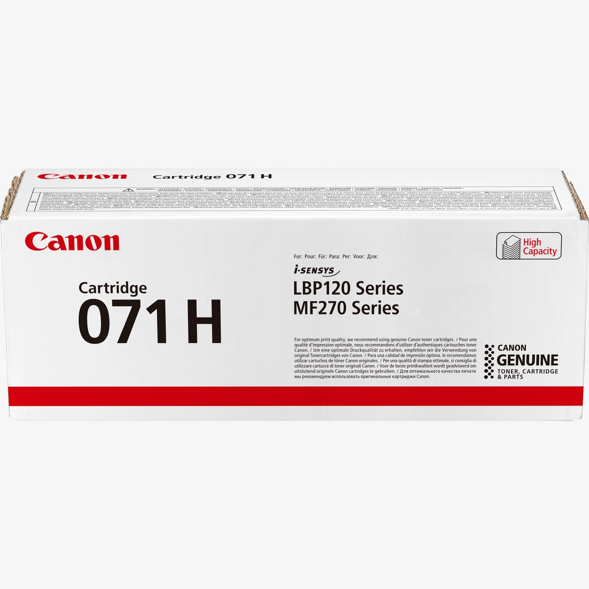 Canon 071H High Yield Black Toner Cartridge - 5646C002