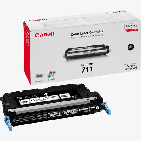 Canon 711BK Black Toner Cartridge - 1660B002