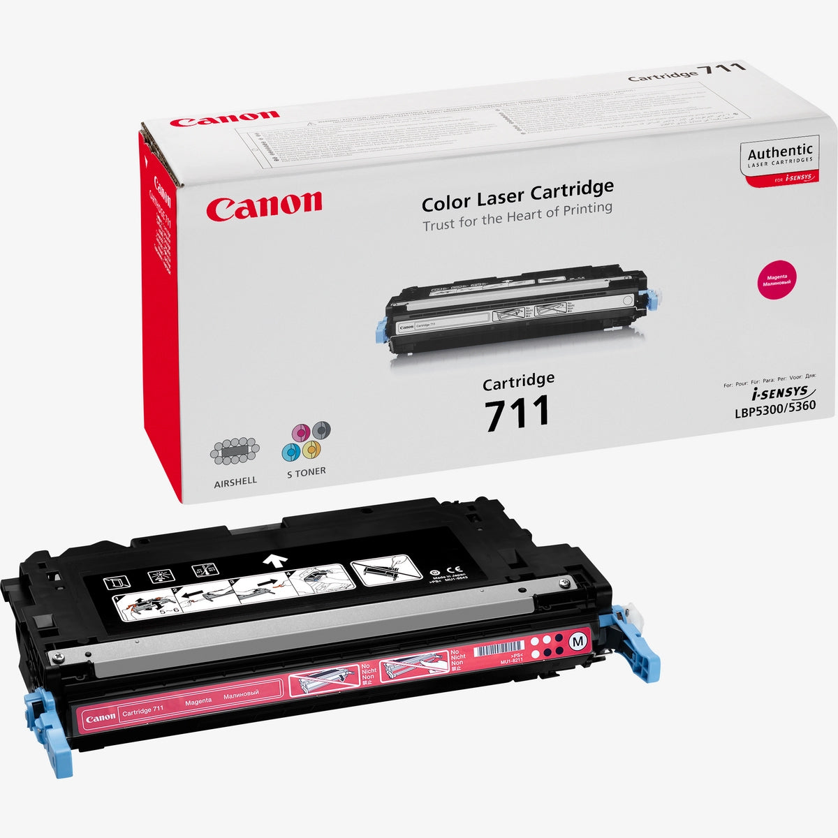 Canon 711M Magenta Toner Cartridge - 1658B002