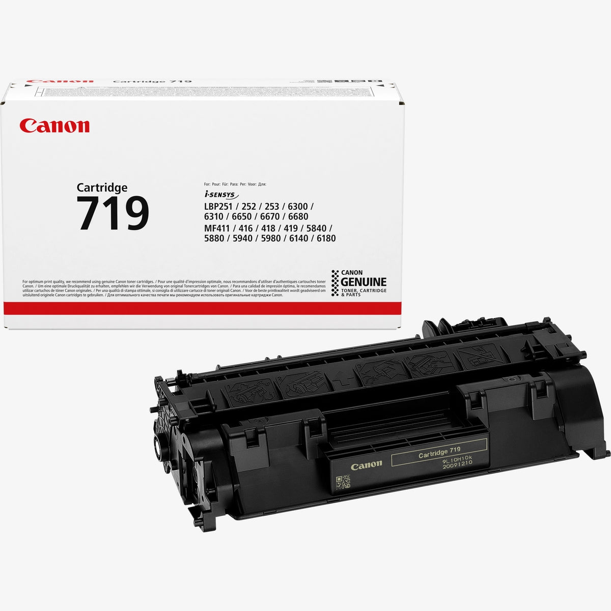Canon 719 Black Toner Cartridge - 3479B002
