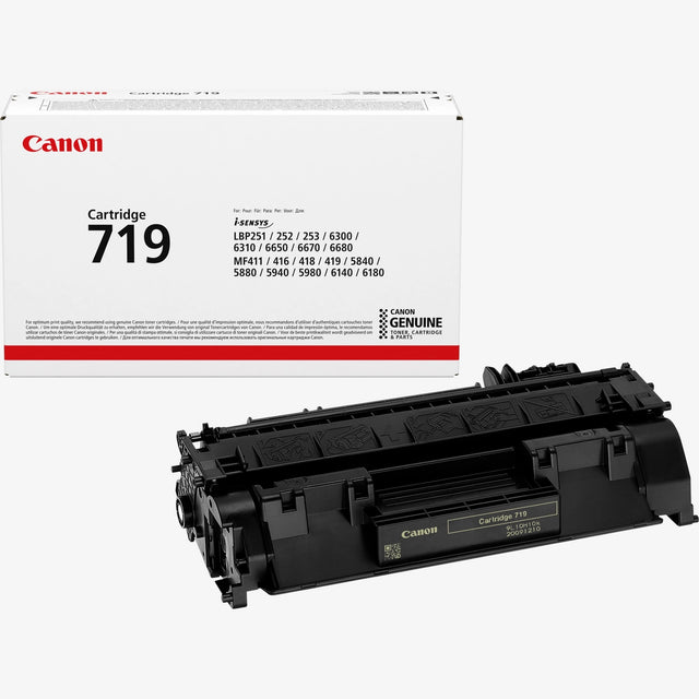 Canon 719 Black Toner Cartridge - 3479B002