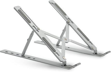 Groov-e Folding Laptop Stand for Desk - Aluminium-Alloy - GVPC15SR