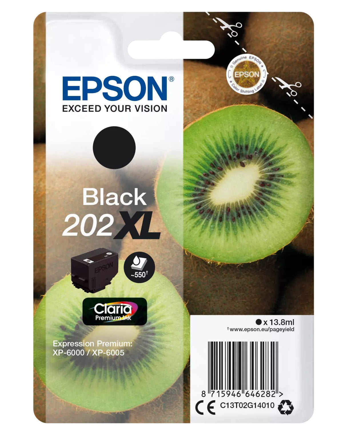 Epson 202XL Kiwi Black Ink Cartridge