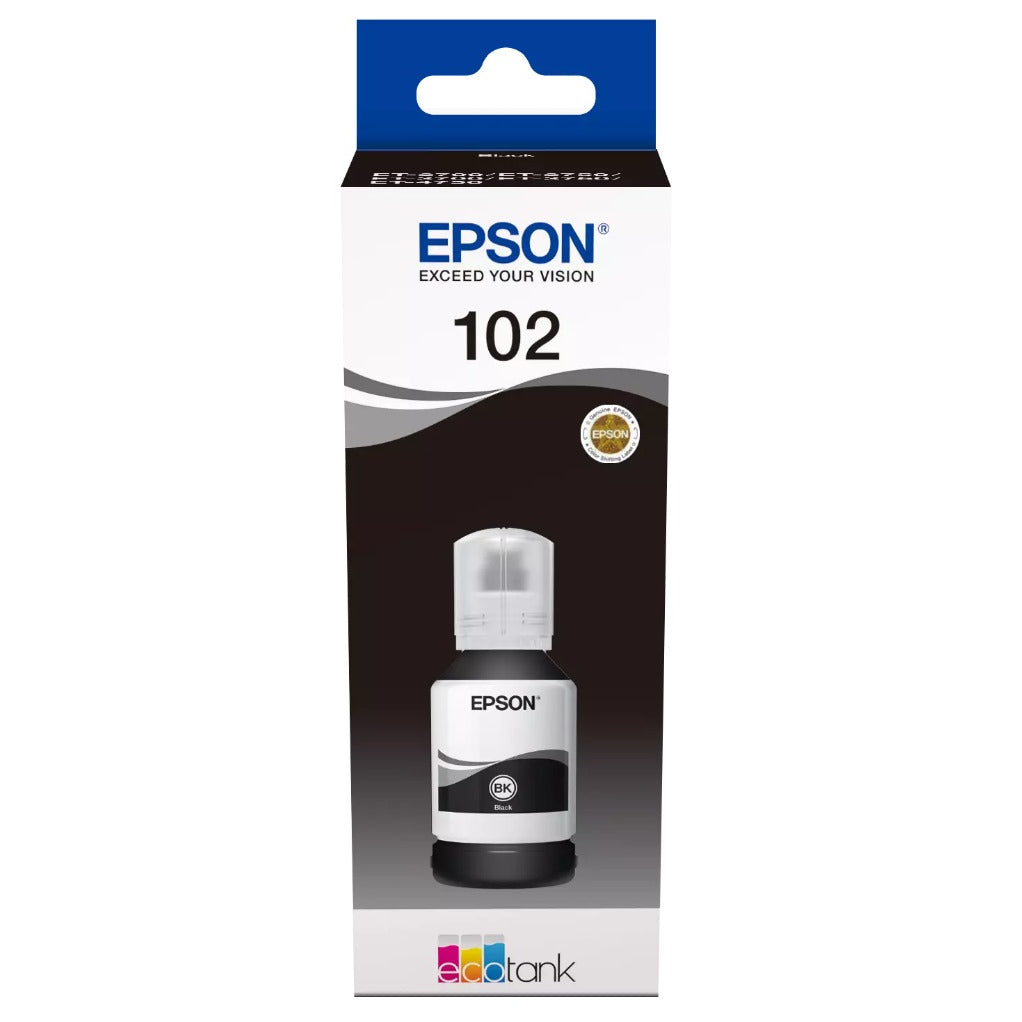 Epson Ecotank 102 Black Ink Bottle