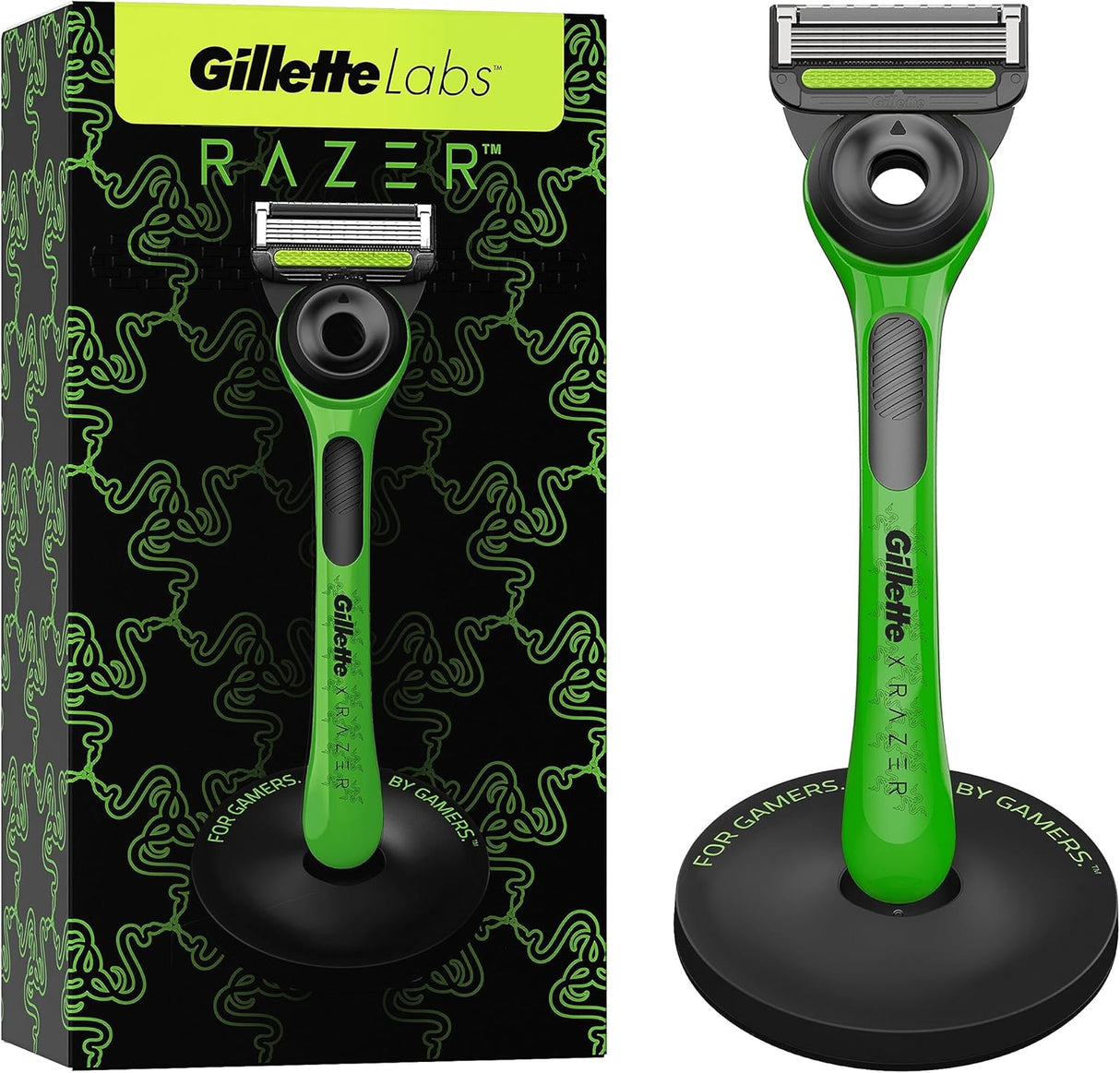 Gillette Labs Men's Razor, Limited Edition RAZER with Reusable Handle and 1 Refill Cartridge
