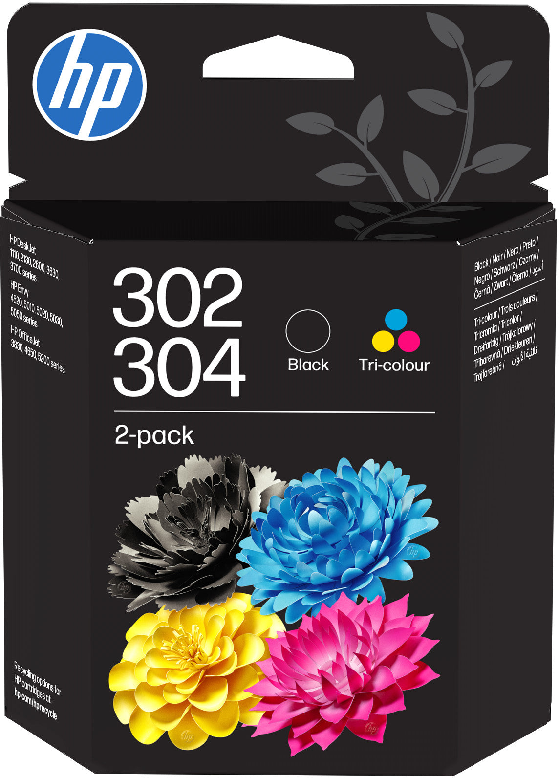 HP 302/304 Black and Colour Ink Cartridge Combo Pack - B82L1AE