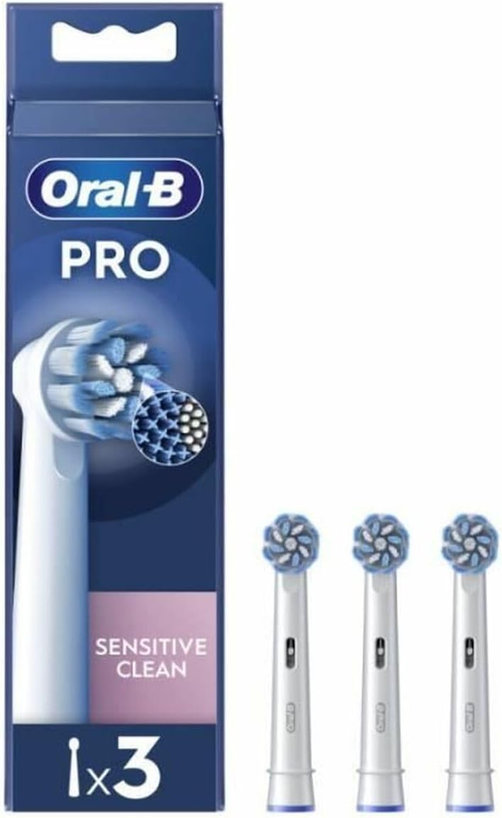 Oral-B PRO Sensitive Clean Electric Toothbrush Heads - 3 Pack