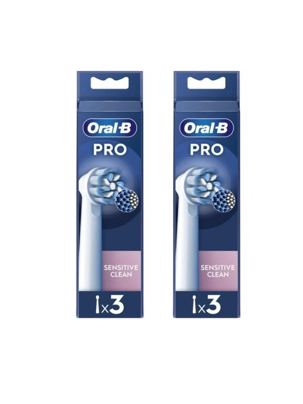 Oral-B PRO Sensitive Clean Electric Toothbrush Heads - 6 Pack (2 Packs of 3)