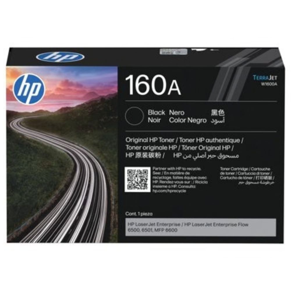 HP 160A Black Original LaserJet Toner Cartridge - W1600A