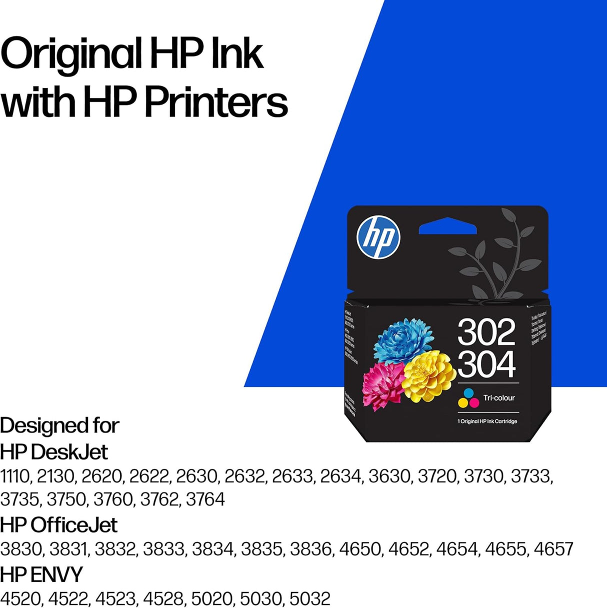 HP 302/304 Colour Ink Cartridge - B7RT6AE