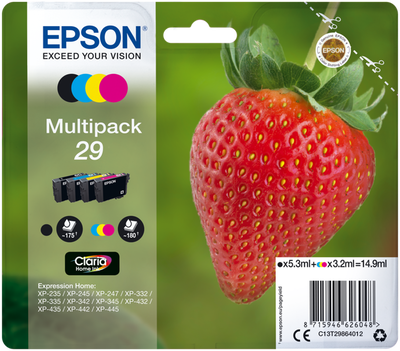 Epson 29 Strawberry Ink Cartridges