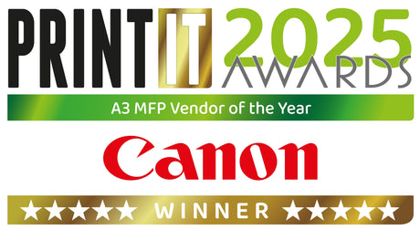 Canon Wins Three Print IT Awards for imageFORCE and uniFLOW Online