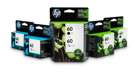 collection of genuine hp ink cartridges
