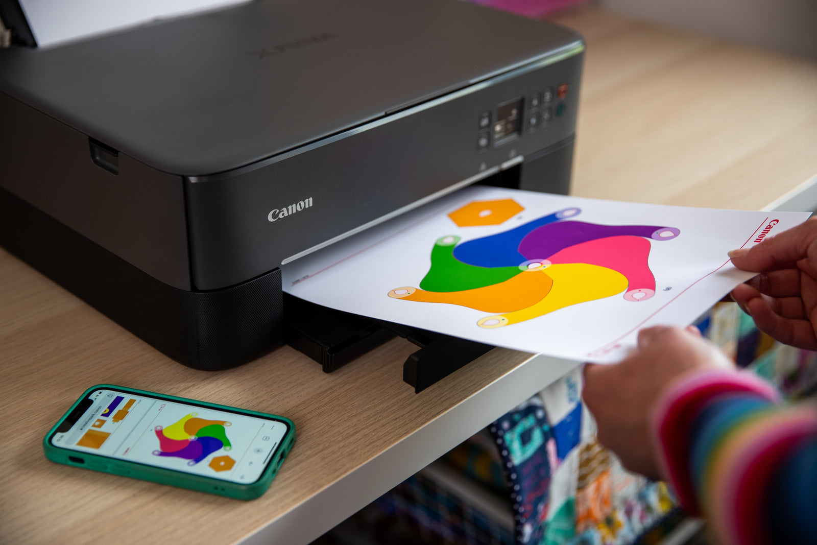 printing a fun document with a canon home printer