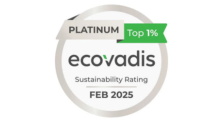 ecovadis platinum badge for sustainability
