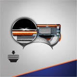 Gillette Fusion5 Power Razor Blades - 8 Piece Bundle (2 Packs of 4)