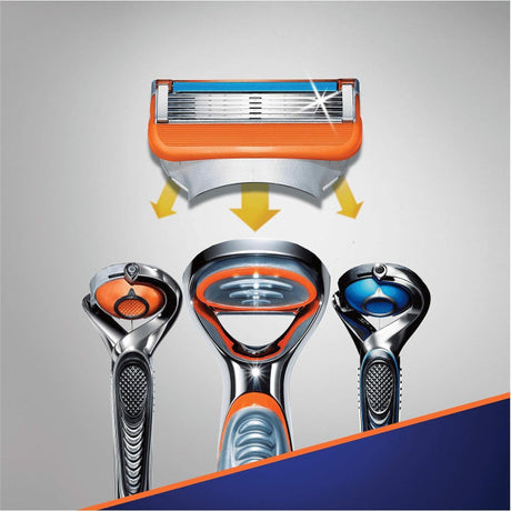 Gillette Fusion5 Power Razor Blades - 8 Piece Bundle (2 Packs of 4)