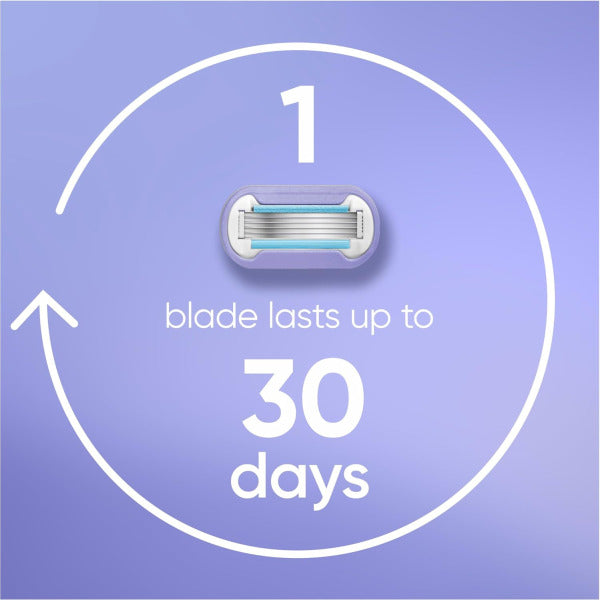 Gillette Venus Deluxe Smooth Swirl Razor Blades - 6 Pack