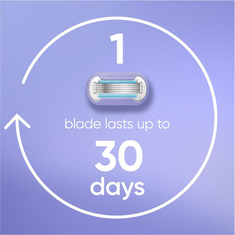 Gillette Venus Deluxe Smooth Swirl Razor Blades - 6 Pack