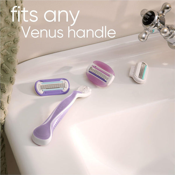 Gillette Venus ComfortGlide Breeze Razor Blades - 12 Piece Bundle (3 Packs of 4)