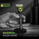 Gillette Labs Men's Razor, Neon Night Edition with Reusable Handle and 2 Refill Cartridges