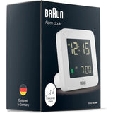 Braun Digital Alarm Clock with Snooze , White - BC09W