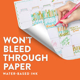 Paper Mate Flair Fibre Tip Pens, Medium 0.7mm, Blue Ink, Pack of 5 (20286477)