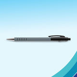 Paper Mate FlexGrip Gel Rollerball Pens, 0.7mm Tip, Black Ink, Pack of 4 (21082092)