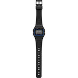 Casio F-91W Digital Watch Black Resin Strap Alarm Stopwatch LED - F-91W-1YER