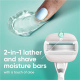 Gillette Venus ComfortGlide Sensitive Razor, 1 Razor Handle + 1 Blade Refill