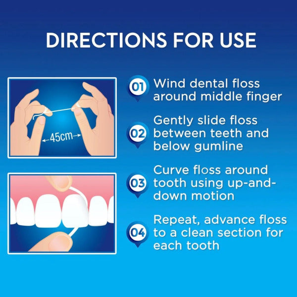 Oral-B Essential Floss Waxed, 50m - Mint