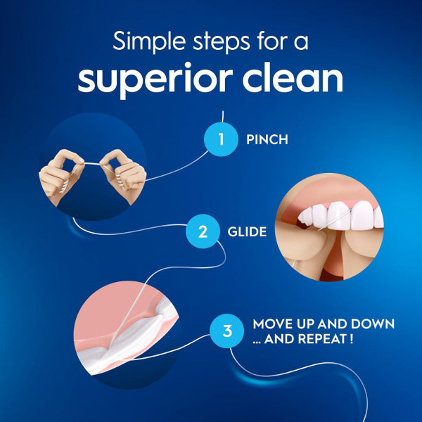 Oral-B Essential Floss Waxed, 50m - Unflavoured
