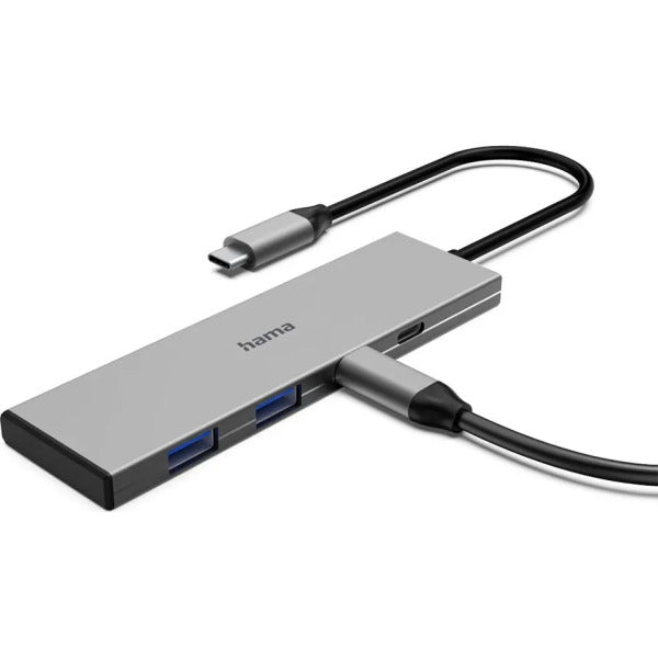 Hama USB-C Hub Gen 2, USB-A & USB-C, Silver - 200147