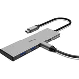 Hama USB-C Hub Gen 2, USB-A & USB-C, Silver - 200147