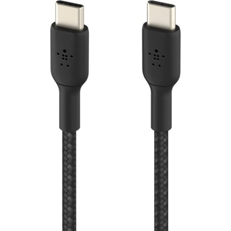 Belkin USB-C to USB-C Braided Charging and Data Cable - 1m Black - CAB004BT1MBK