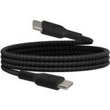 Belkin USB-C to USB-C Braided Charging and Data Cable - 1m Black - CAB004BT1MBK