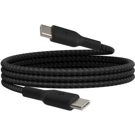 Belkin USB-C to USB-C Braided Charging and Data Cable - 1m Black - CAB004BT1MBK