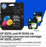 HP 302XL/304XL Colour Ink Cartridge - B7RT8AE