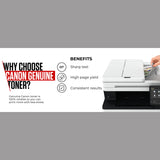 Canon 040H High Yield Yellow Toner Cartridge - 0455C001
