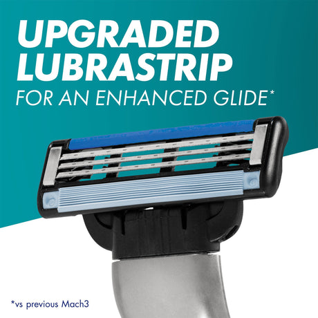 Gillette Mach3 Razor Blades - 16 Piece Bundle (2 Packs of 8)