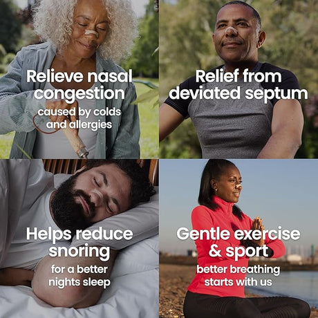 Breathe Right Snoring Congestion Relief Nasal Strips Small/Medium Original 30 Strips - 1 Pack